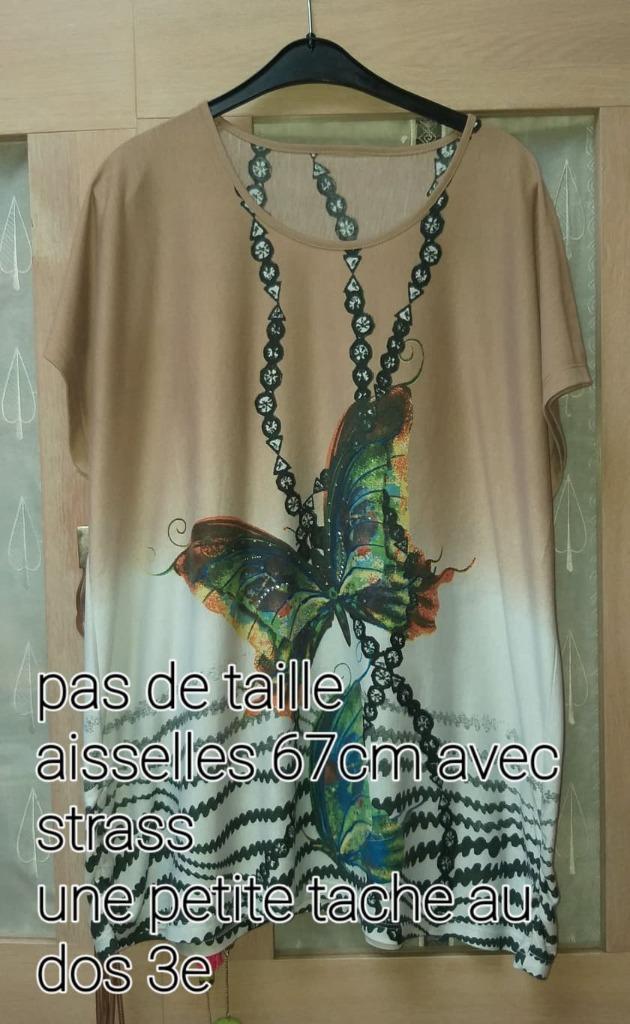 blouse avec papillon, Enlèvement ou Envoi, Porté, Chemisier ou Tunique