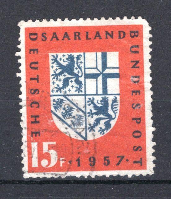 SAAR Yt. 361 gestempeld 1957, Ophalen of Verzenden, Gestempeld