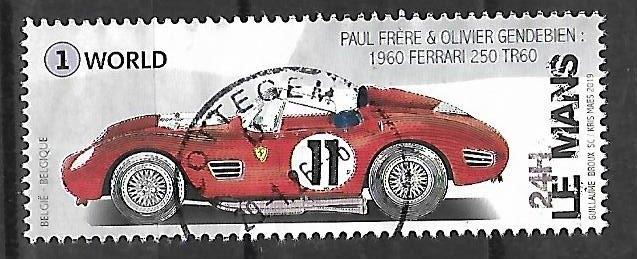 2019 auto Ferrari Gestempeld, Postzegels en Munten, Verzenden, Gestempeld, Gestempeld