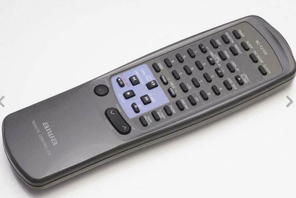 afstandsbediening Aiwa RC-TZ720, Autres marques, Enlèvement ou Envoi, Lecteur CD, Micro chaîne