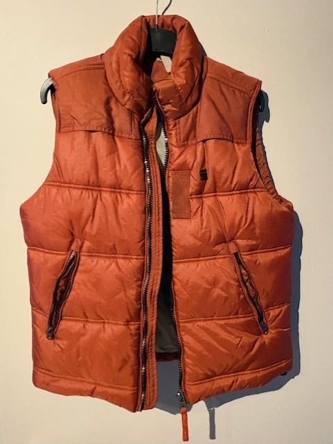 Veste Hiver sans manches G Star - Taille M, Taille 38/40 (M), Comme neuf, Enlèvement, Orange