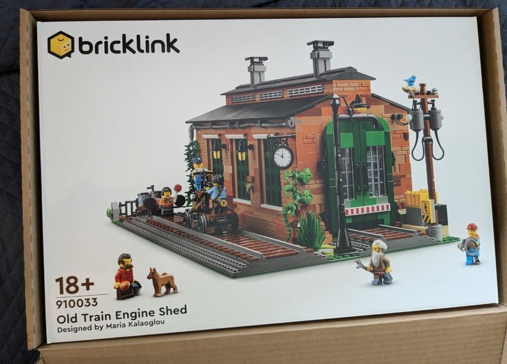 LEGO 910033 BRICKLINK OLD TRAIN ENGINE SHED, Ophalen of Verzenden, Nieuw, Complete set, Lego