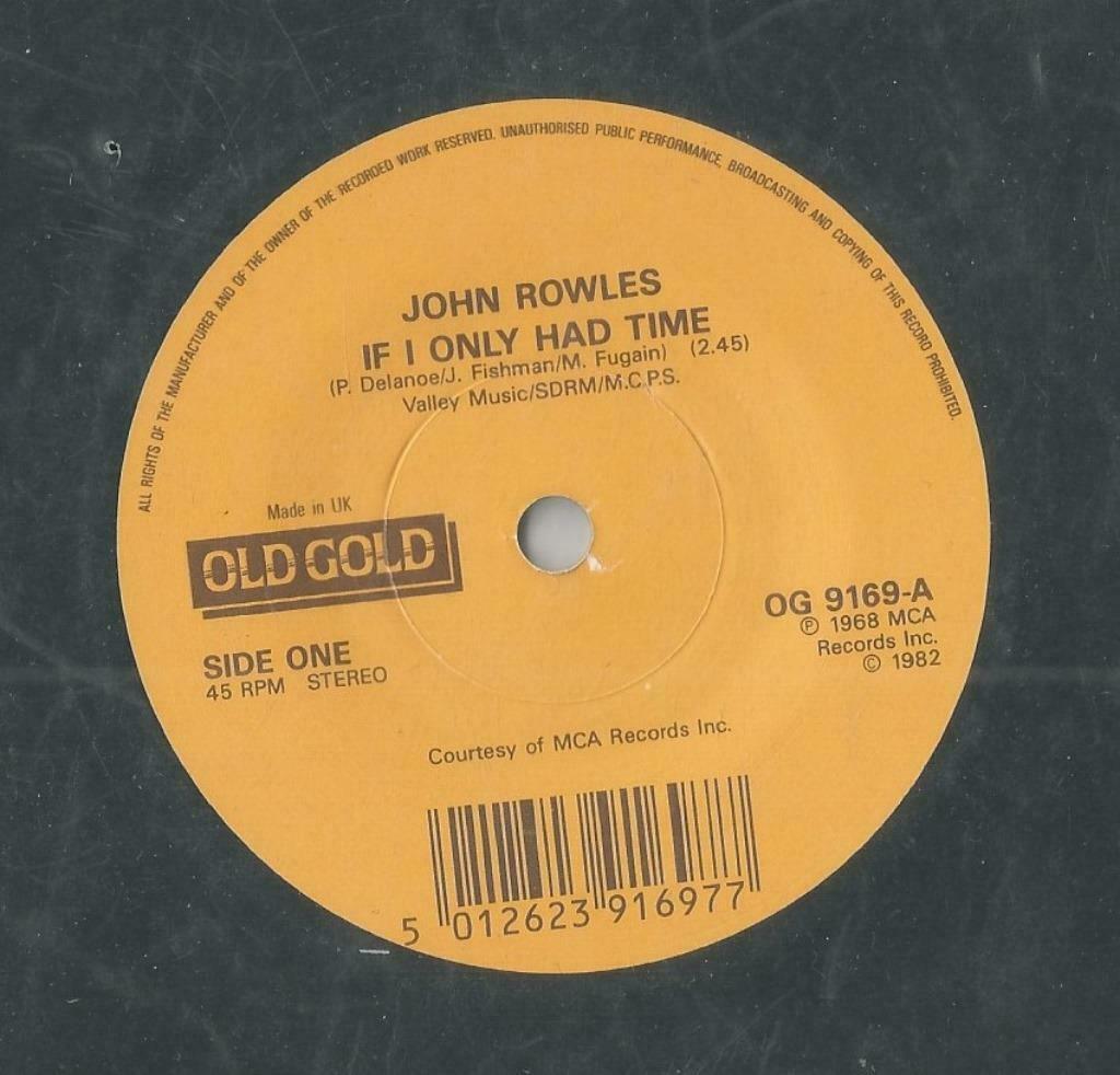 John Rowles – If I only had time / Leapy Lee – Little Arrows, Ophalen of Verzenden, Gebruikt, Pop