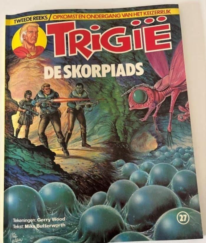 Strip Trigie De skorpiads, Boeken, Stripverhalen, Ophalen of Verzenden, Gelezen