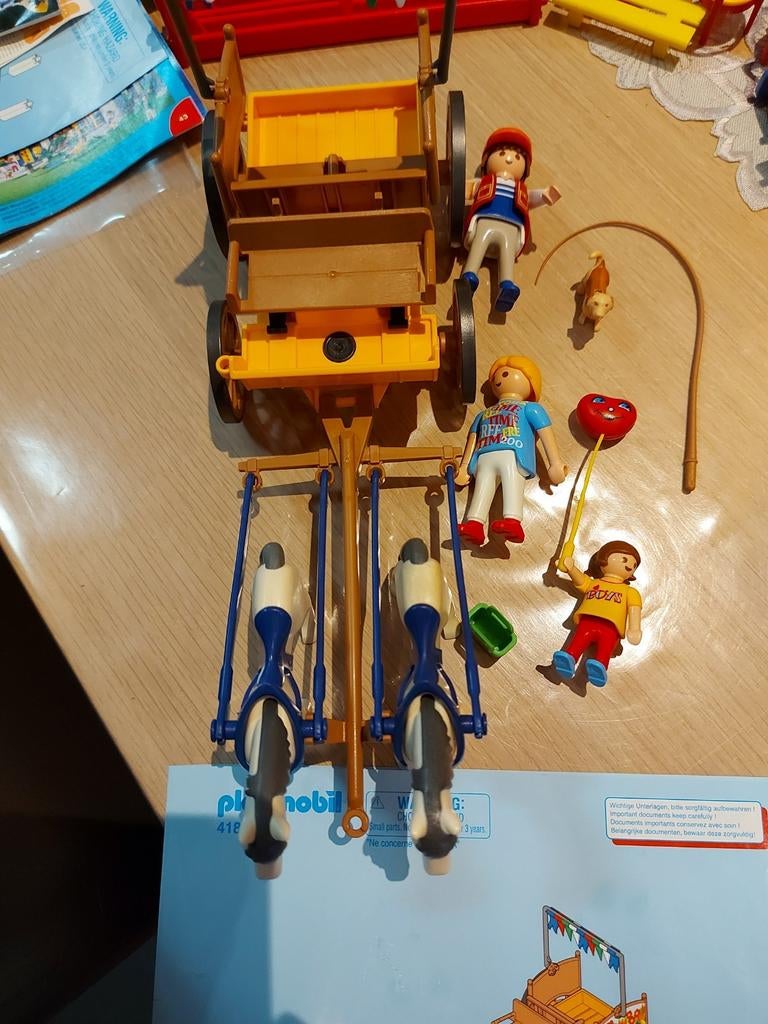 Playmobiel koets, Ophalen, Zo goed als nieuw
