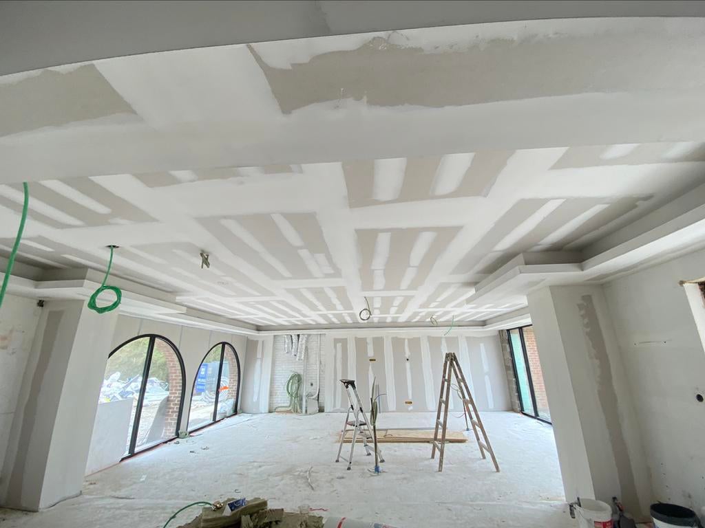 Travaux des décoration en gyproc.
