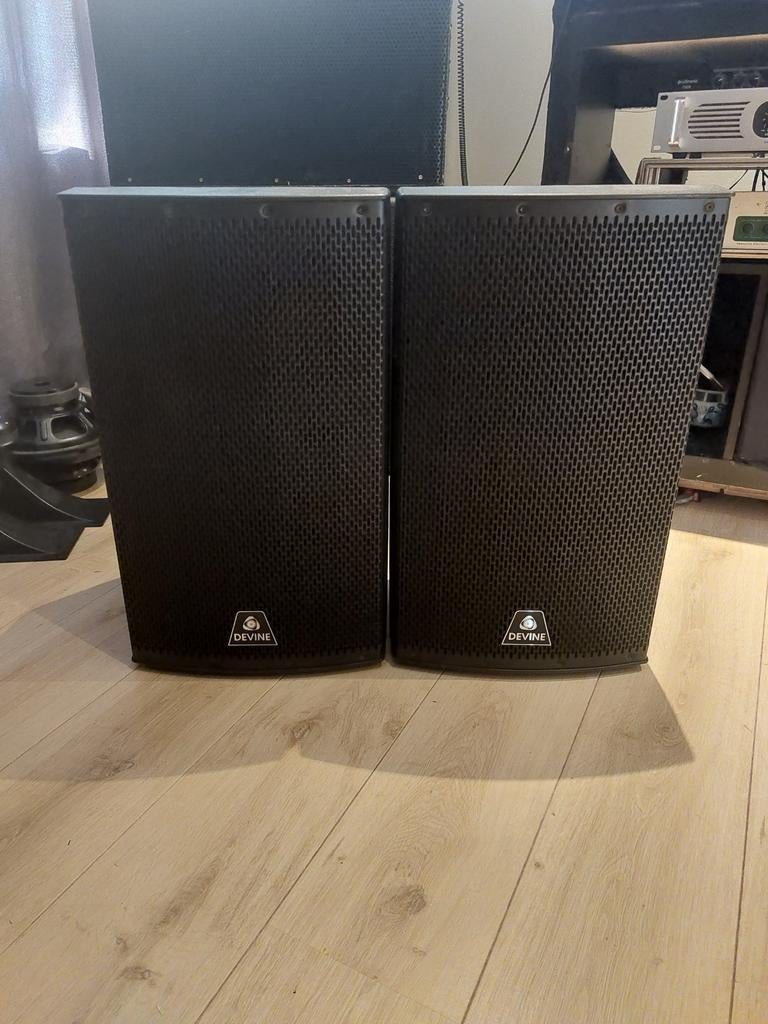 Devine onyx 12 inch passief luidsprekers, Audio, Tv en Foto, Luidsprekerboxen, Ophalen, Zo goed als nieuw, 120 watt of meer