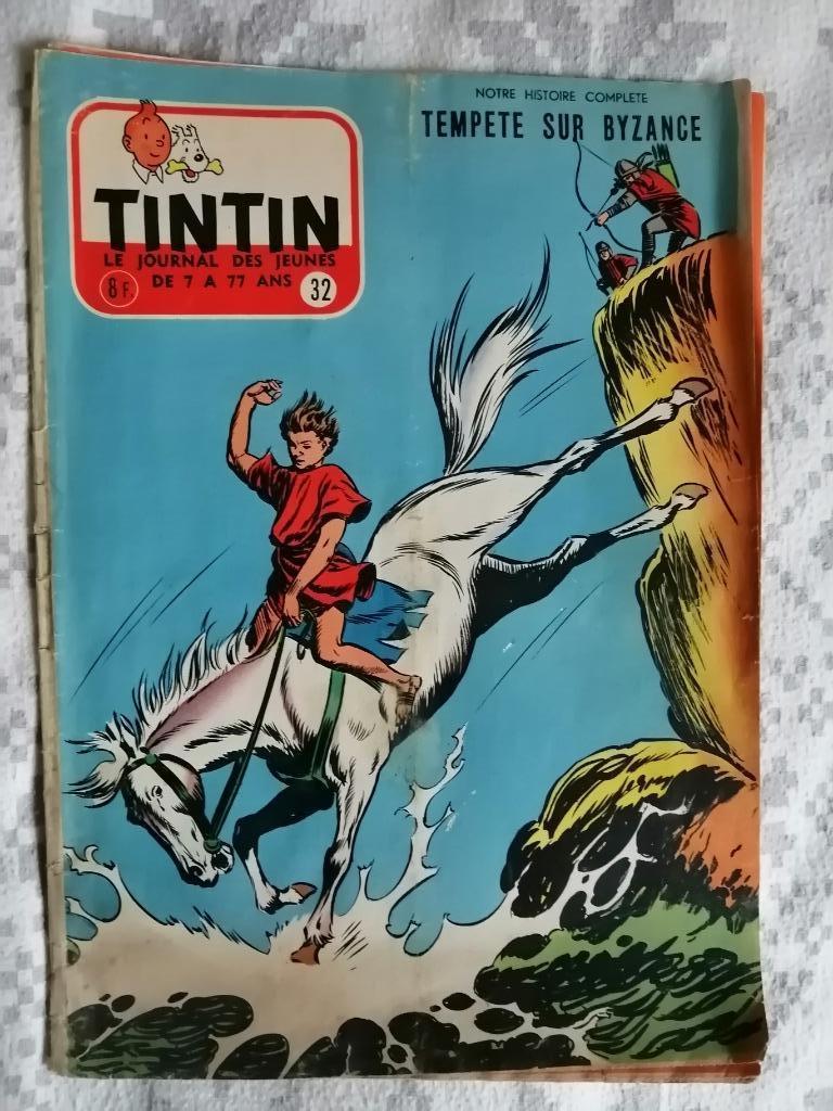 Journal de TINTIN édition Belge n32 - 8 aout 1956, Ophalen of Verzenden, Tijdschrift