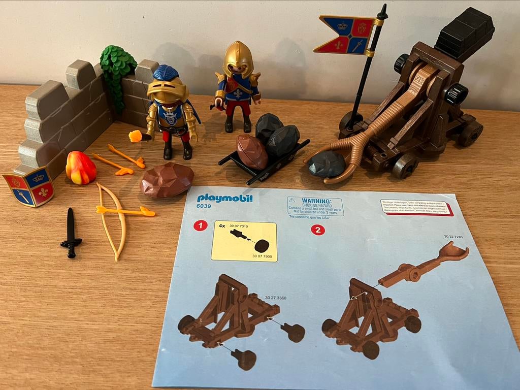 Playmobil 6039 Ridderset met katapult, Enlèvement ou Envoi, Comme neuf