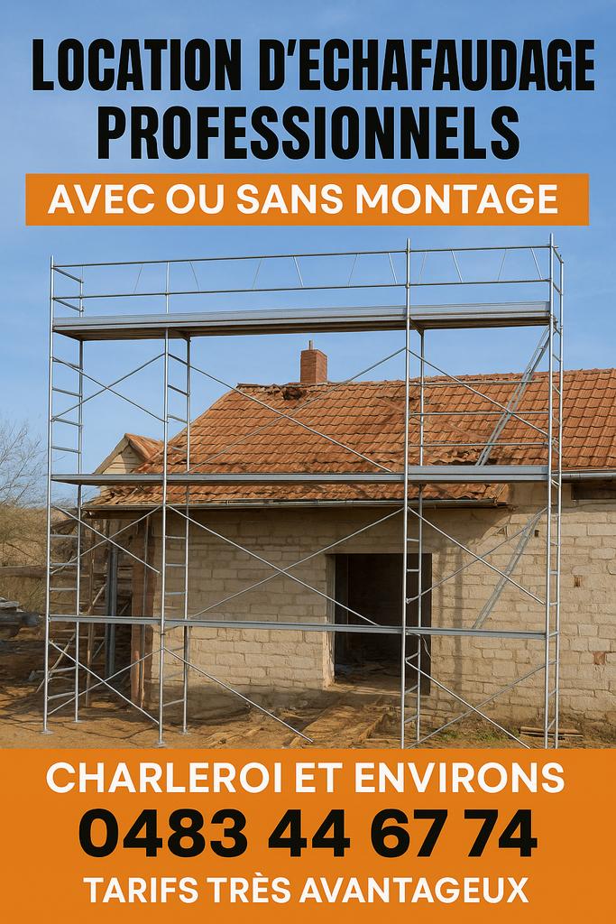 Location échafaudage professionnel lire annonce !!, Enlèvement, Neuf, Autres types