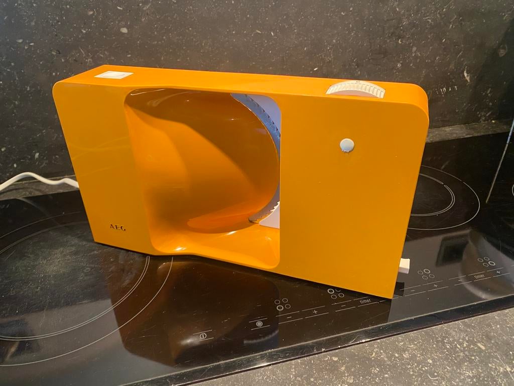 vintage retro AEG snijmachine ORANGE, Verzamelen, Retro, Overige typen, Ophalen of Verzenden