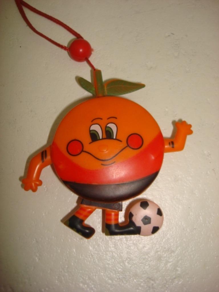 Mascotte mechanisch voetbal World Cup Espana 82 Naranjito To, Ophalen of Verzenden, Zo goed als nieuw