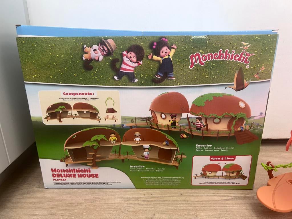 Mochici deluxe huis + 4 figuurtjes, Ophalen of Verzenden, Zo goed als nieuw