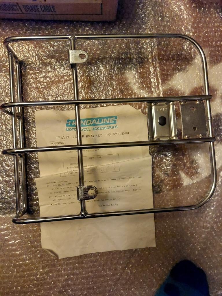 Honda CB400 travel trunk, Motoren, Ophalen of Verzenden