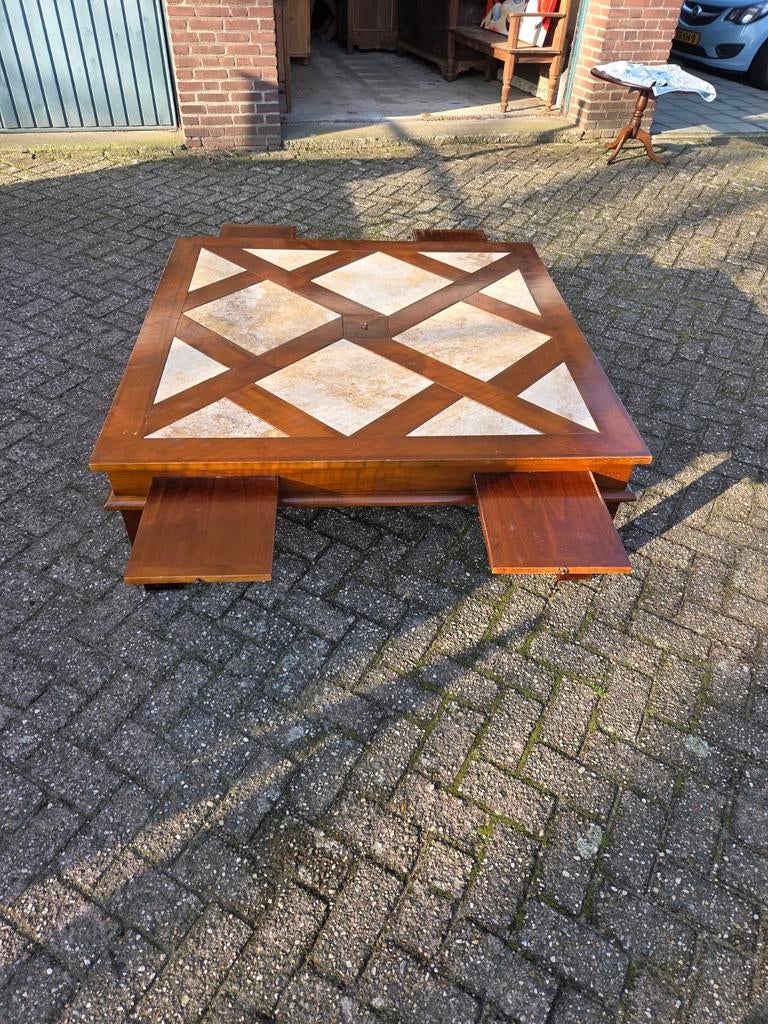 Design salontafel  grange, Ophalen, Kersenhout