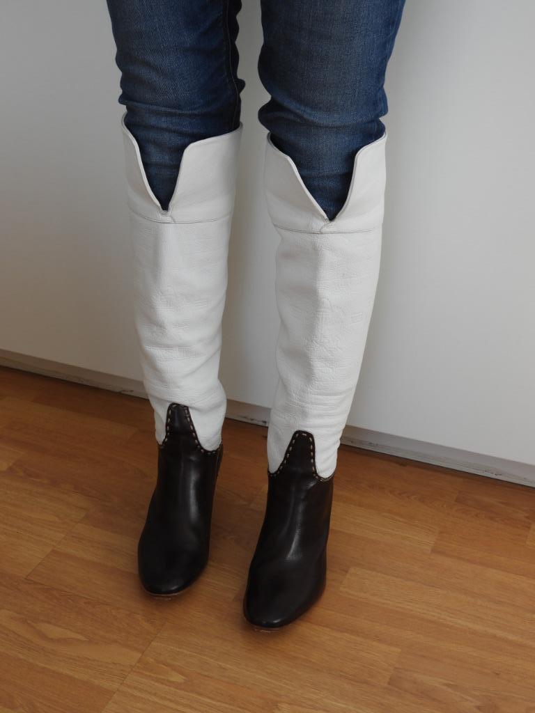 LA MARTINA - kwaliteitslaarzen - 41 - als nieuw, Kleding | Dames, Schoenen, Hoge laarzen, Wit, Ophalen of Verzenden, Zo goed als nieuw