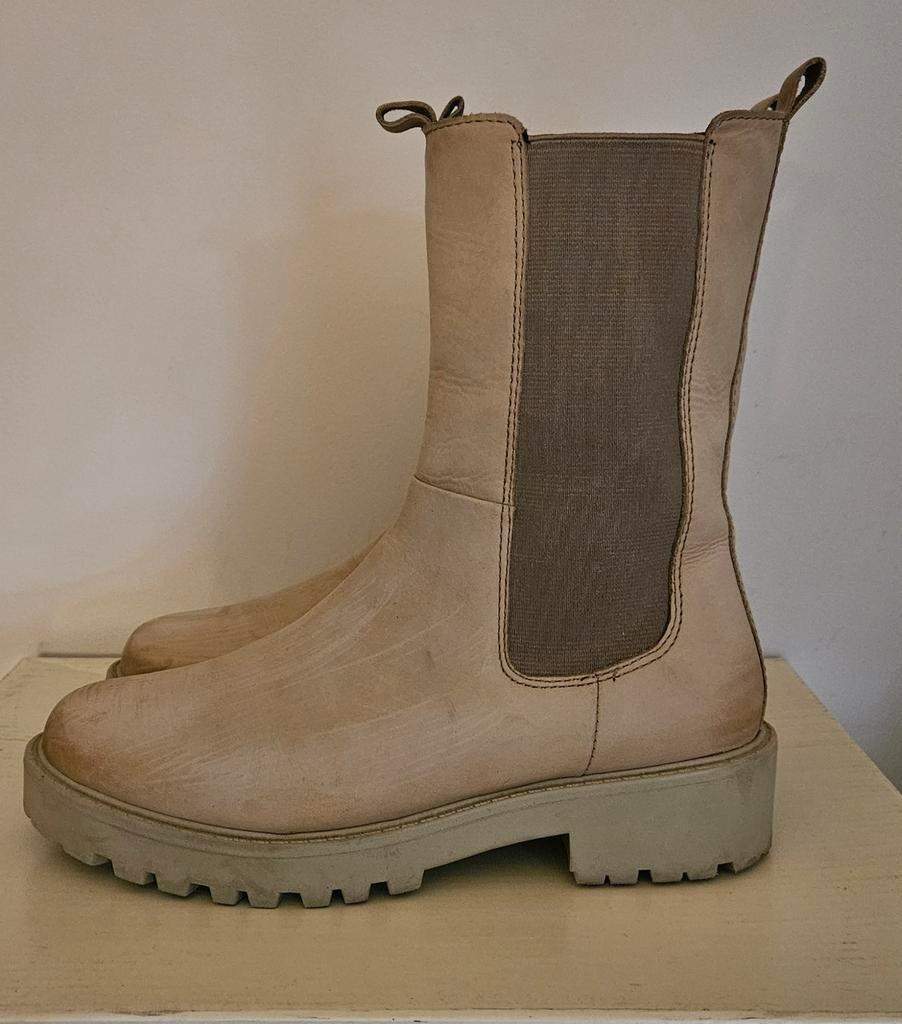 Bottes Chelsey beiges taupes et beiges EBL 8790, Enlèvement ou Envoi, Beige, EBL 8790, Comme neuf