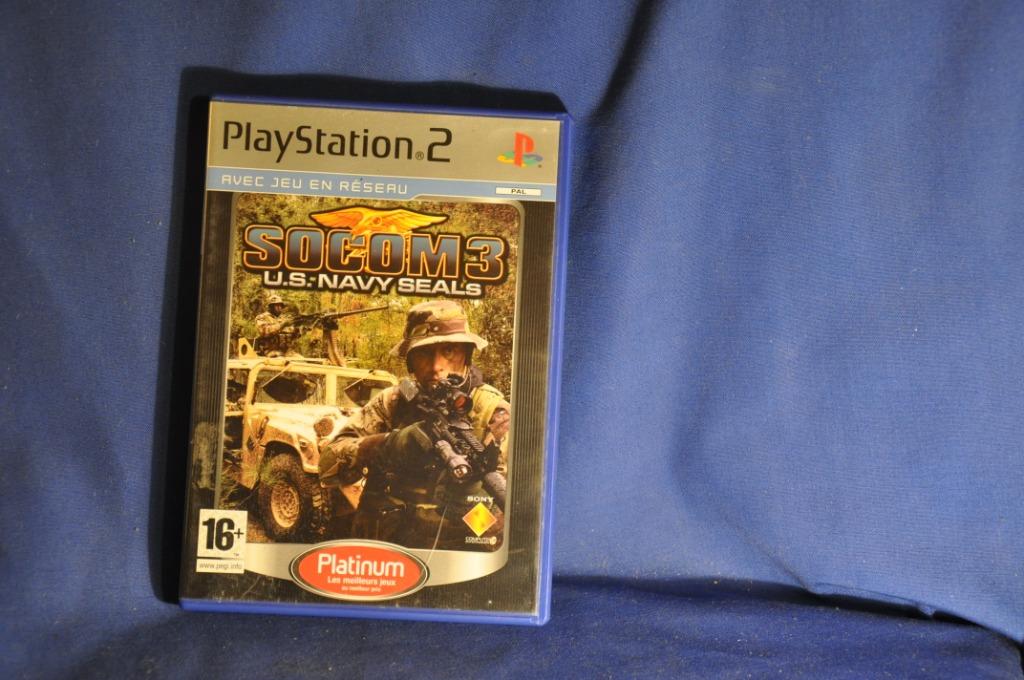 jeu playstation 2  socom 3 us navy seals  (19), Gebruikt, Vechten, 1 speler, Ophalen of Verzenden