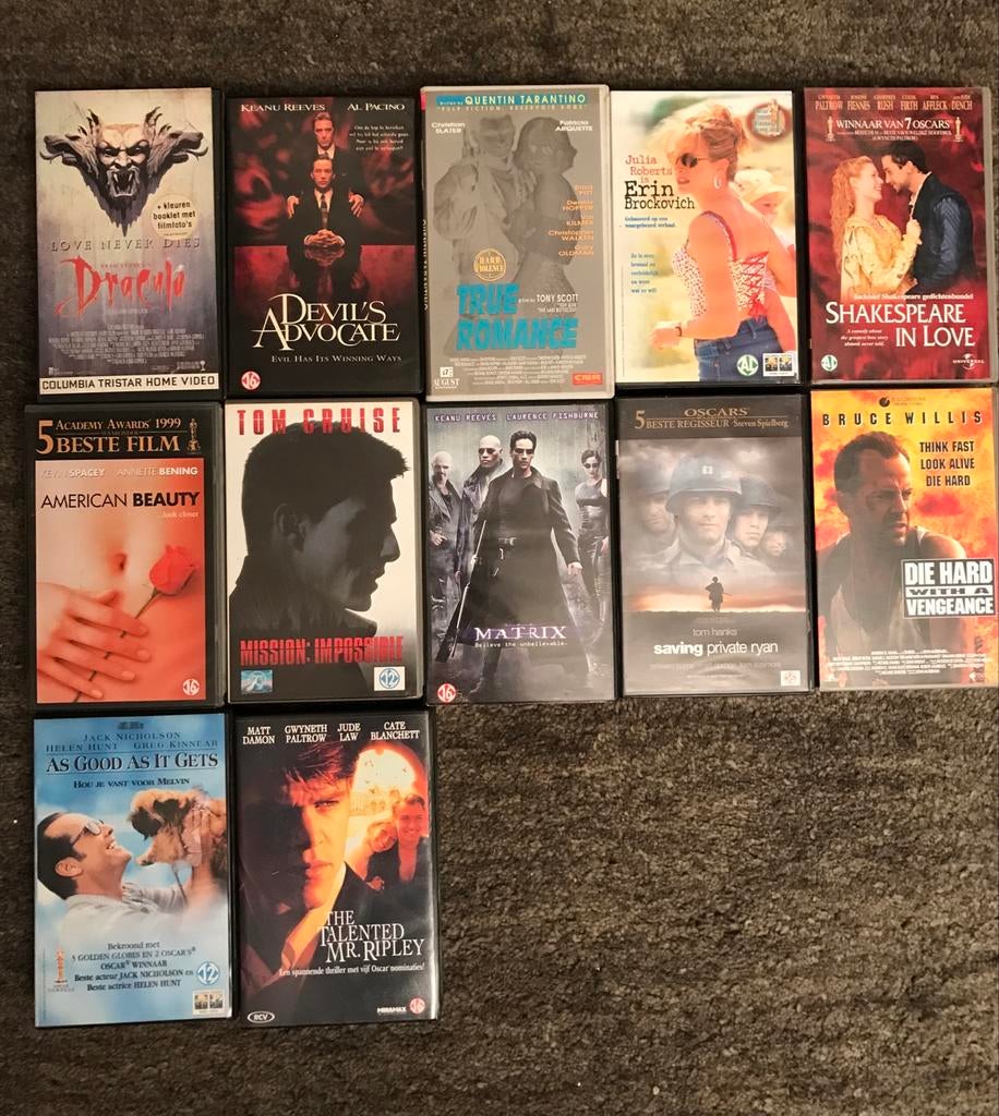 VHS FILM … 11 STUKS, Cd's en Dvd's, Verzenden, Zo goed als nieuw