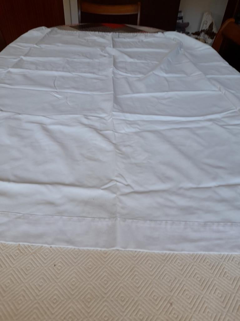 Tissu occultant pour tentures blanc., Enlèvement ou Envoi