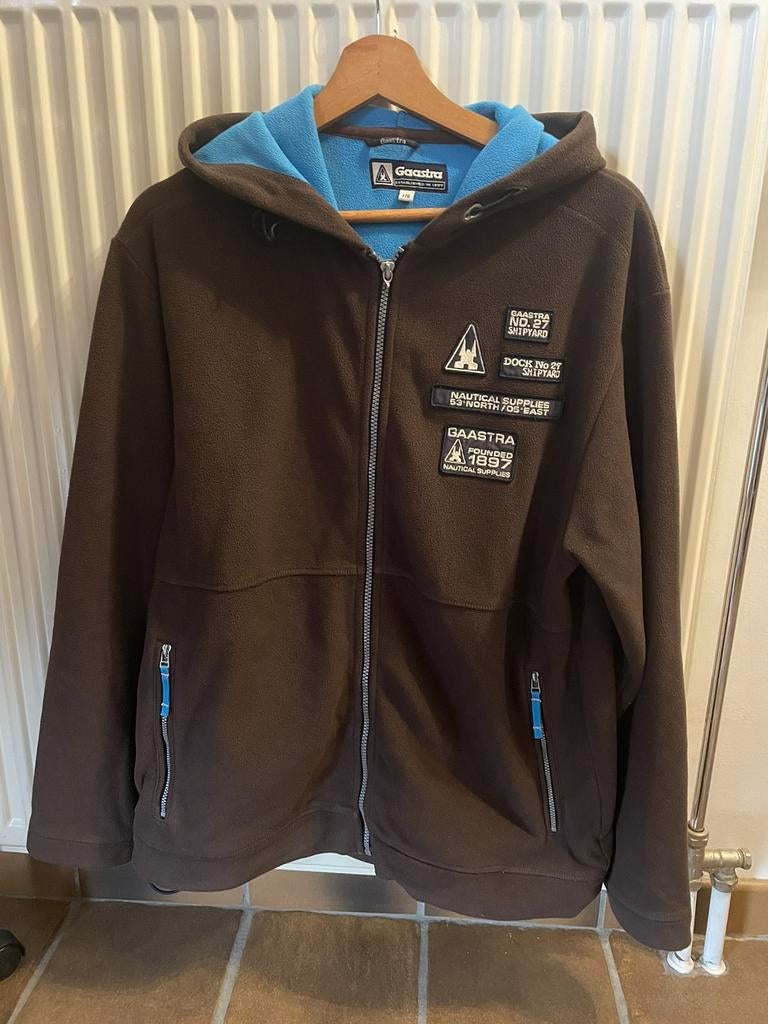 Gaastra vest met rits en kap in fleece 16j, Gebruikt, Trui of Vest, Ophalen of Verzenden, Gaastra