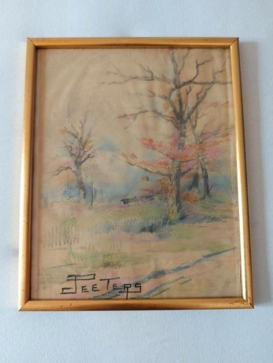 Tekening Jeannot Peeters, Antiek en Kunst, Ophalen