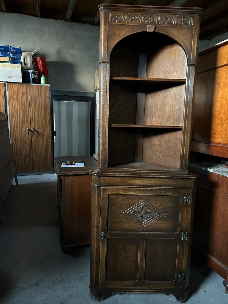 Hoekkast, Enlèvement, Utilisé, Autres essences de bois, Avec porte(s)