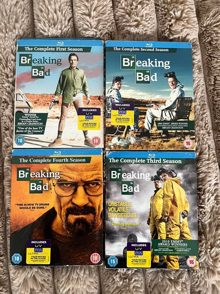 Breaking bad seizoen 1 tt 4, Cd's en Dvd's, Ophalen, Gebruikt
