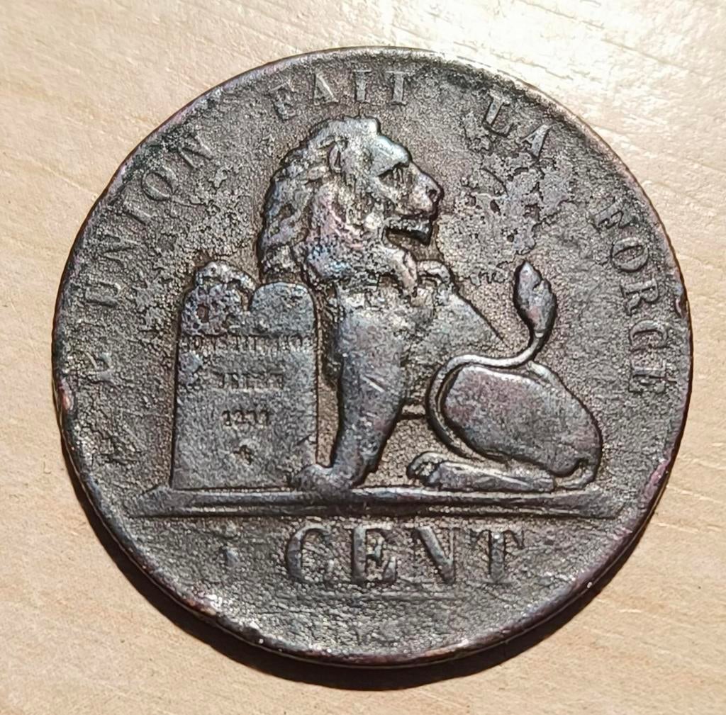 5 centiem 1850 Leopold I, Postzegels en Munten, Ophalen of Verzenden