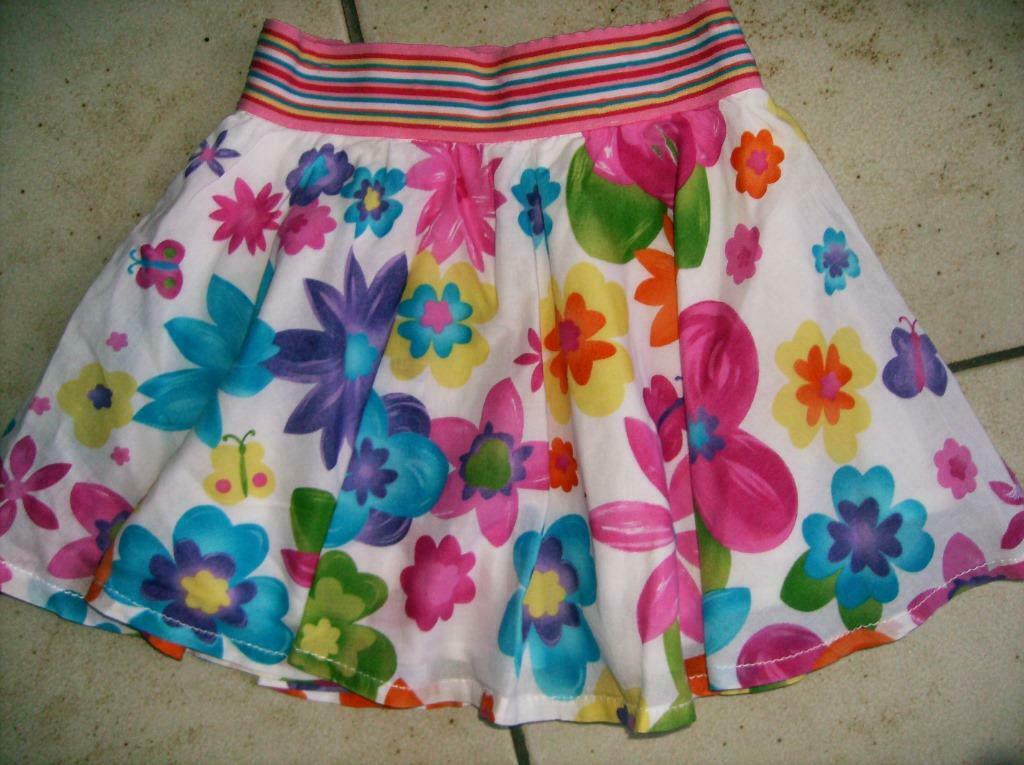 gebloemd gevoerd rokje mt 92, Enlèvement ou Envoi, Utilisé, Fille, Robe ou Jupe
