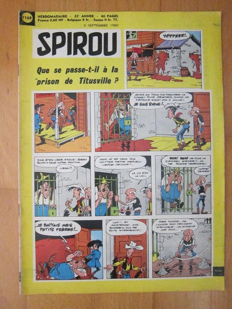 Hebdo Spirou 1169 + mini-récit n°32 (1960), Enlèvement ou Envoi, Une BD, Comme neuf, Collectif