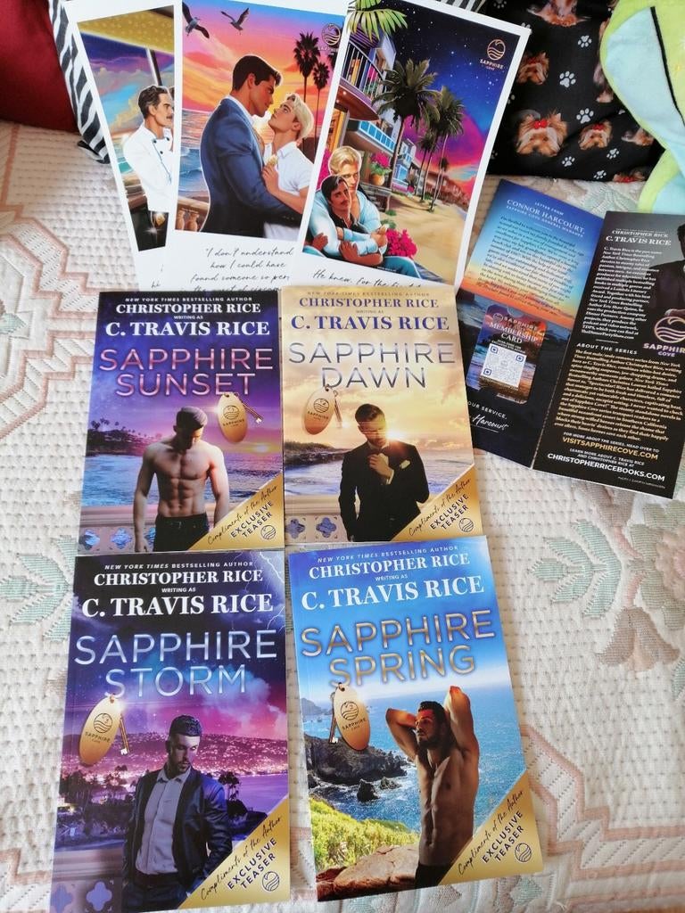 Lot de goodies en anglais de Christopher Rice, Ophalen of Verzenden, Zo goed als nieuw