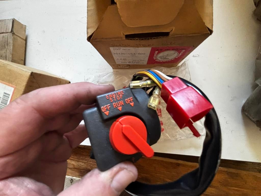 Schakelaar Honda, killswitch Honda GL1100, Motoren, Ophalen of Verzenden, Nieuw