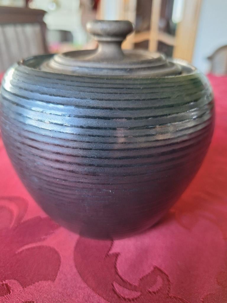 Pot en terre cuite  émaillée de 11,5 cm de diamètre, Enlèvement