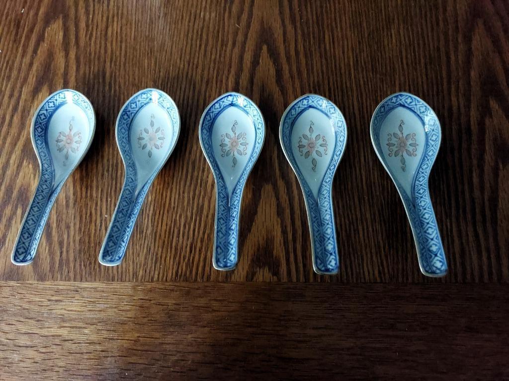 5 chinese lepels, Antiek en Kunst, Ophalen of Verzenden
