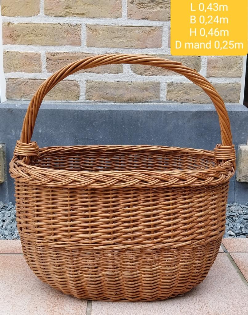 Corbeille en osier, Maison & Meubles, Enlèvement, Panier