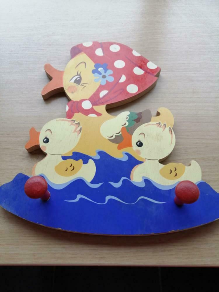 Vintage houten Mertens kinderkapstok, Verzamelen, Ophalen of Verzenden