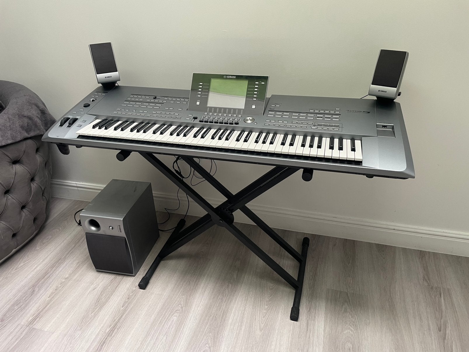 Yamaha tyros 5 76 met luidsprekers, Muziek en Instrumenten, Ophalen, Zo goed als nieuw, Yamaha