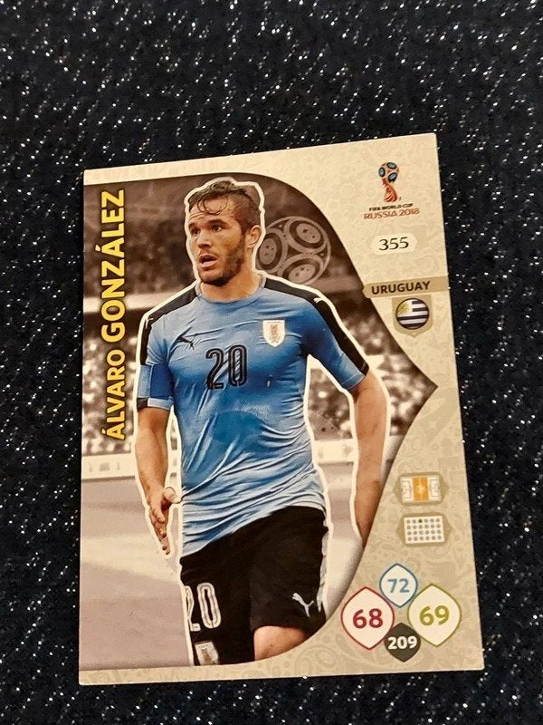 Panini/Voetbalkaart/Alvaro Gonzalez/Uruguay/WK 2018, Verzamelen, Ophalen of Verzenden, Zo goed als nieuw, Spelerskaart