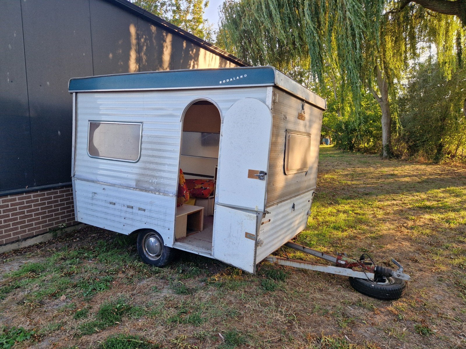vouwcaravan oldtimer met werk, Caravanes & Camping, Jusqu'à 4 m, Particulier, Siège standard, Jusqu'à 500 kg