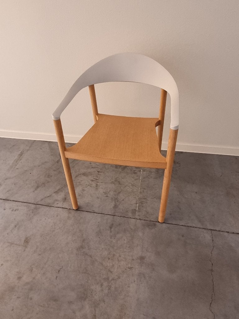 4 designstoelen type Monza, Ophalen, Zo goed als nieuw, Hout