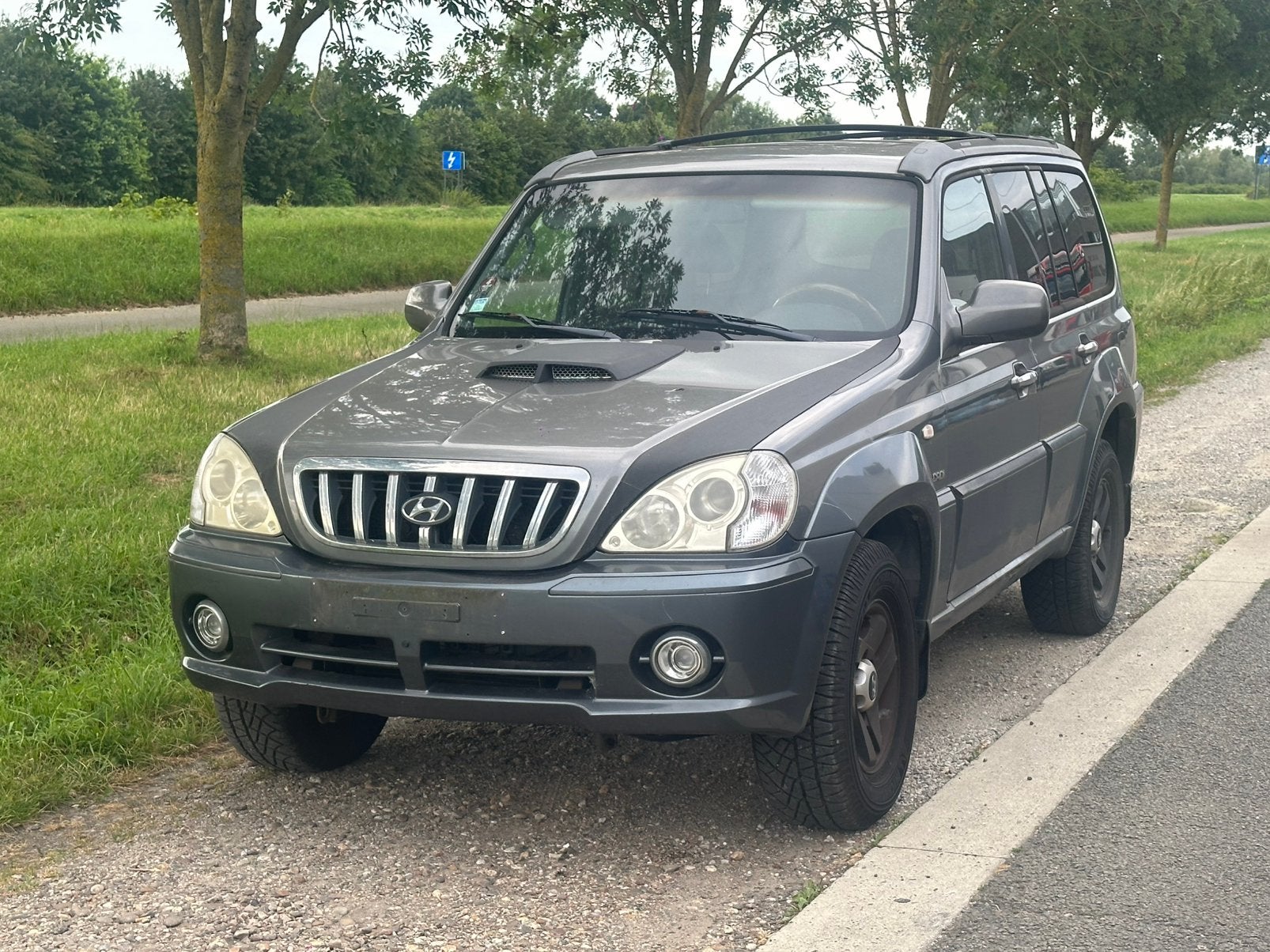 Hyundai Terracan 2.9D 2004 Automaat Lichtevracht Airco, Autos, Achat, Entreprise, Diesel, Automatique