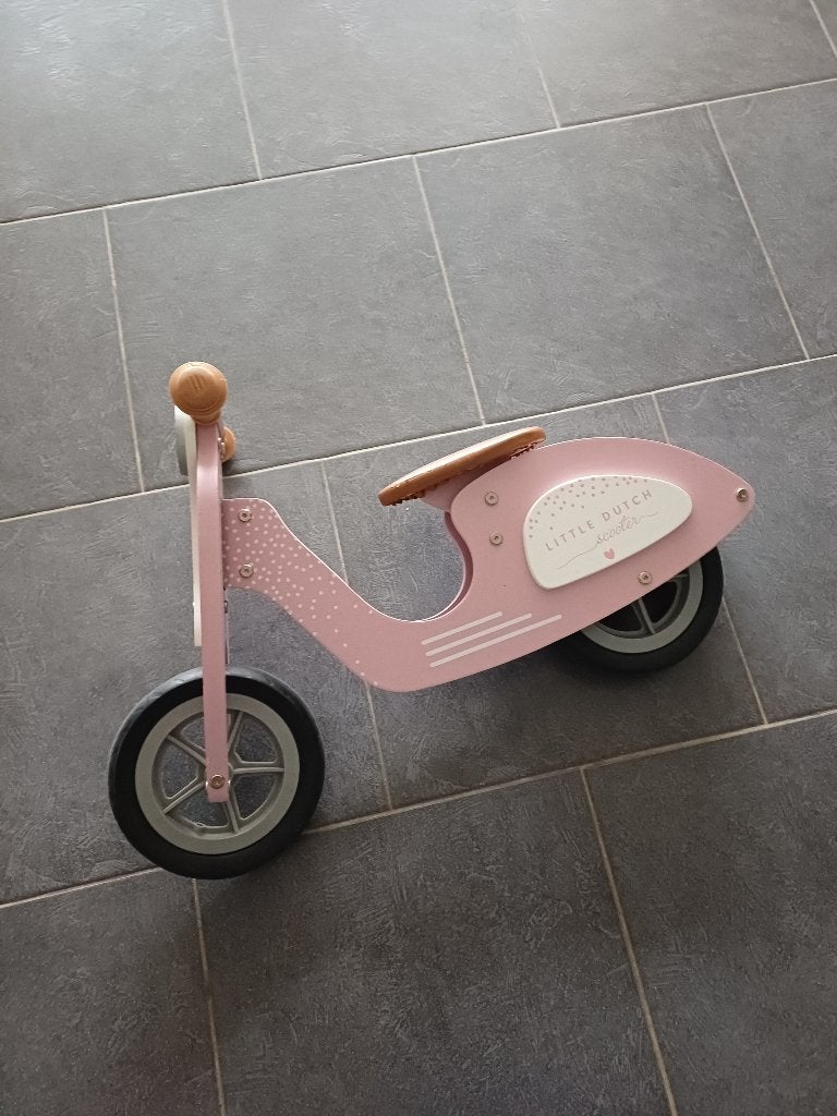 Loopfiets hout, Kinderen en Baby's, Ophalen, Gebruikt, Loopfiets