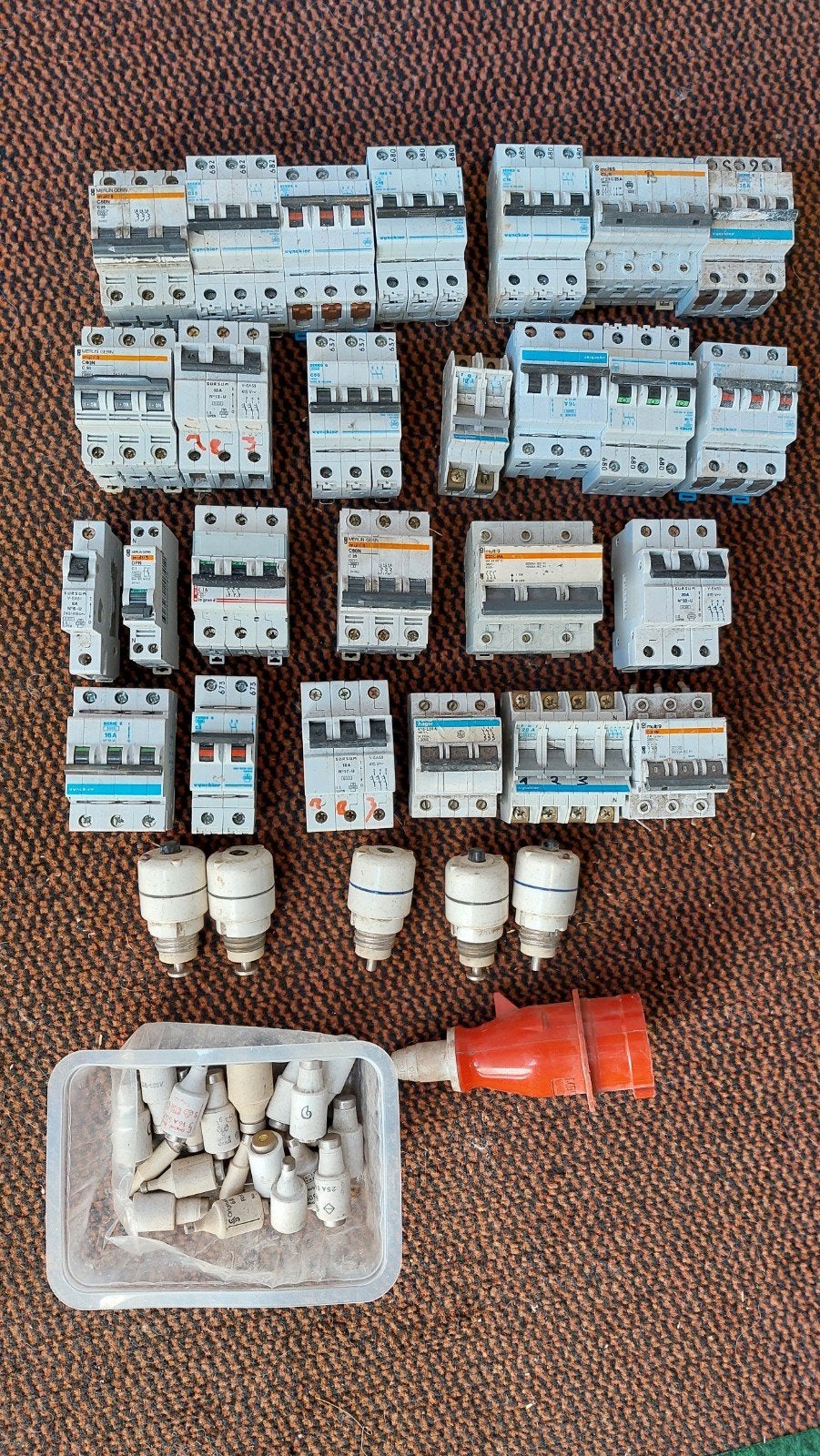 Lot elektromaterialen, Doe-het-zelf en Bouw, Ophalen, Gebruikt, Overige typen