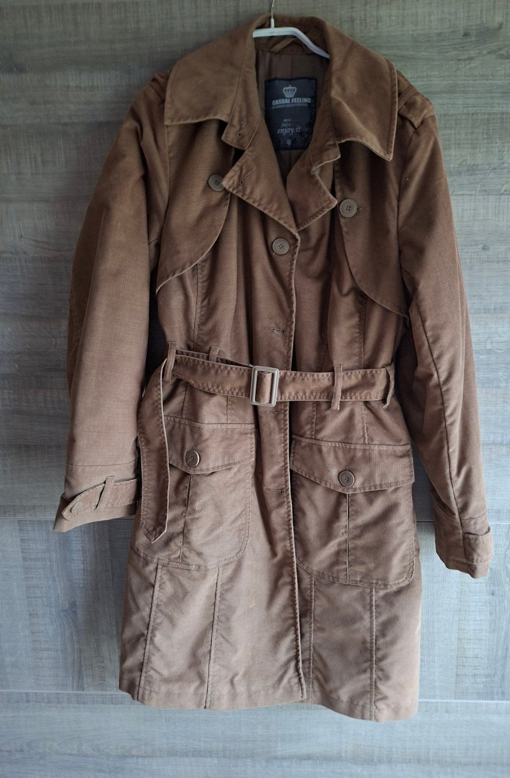 bruine ribfluwelen vest ..jbc, Kleding | Dames, Ophalen, Bruin, JBC, Maat 46/48 (XL) of groter