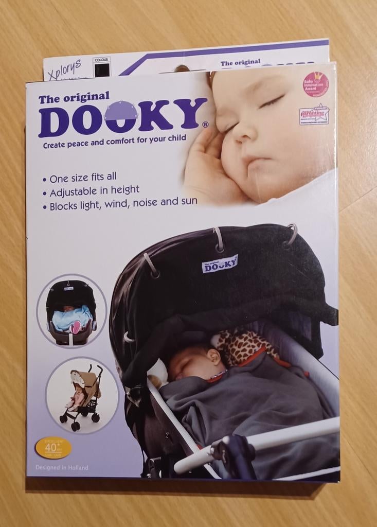 Tissu dooky noir pour poussette., Enlèvement