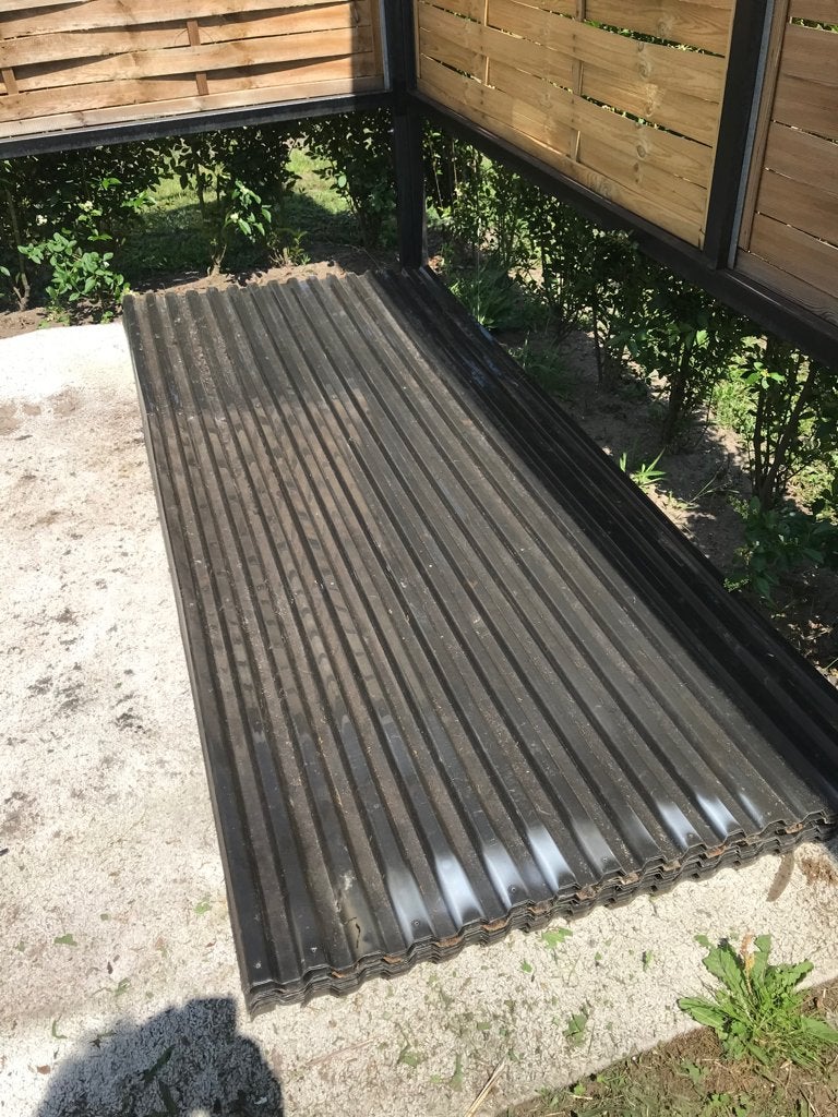 Dak platen, Ophalen, Gebruikt