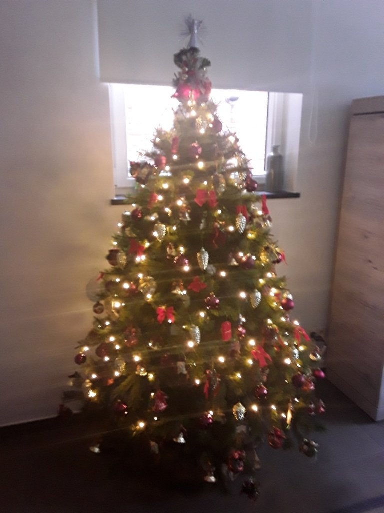Kunststof kerstboom, Diversen, Ophalen, Zo goed als nieuw
