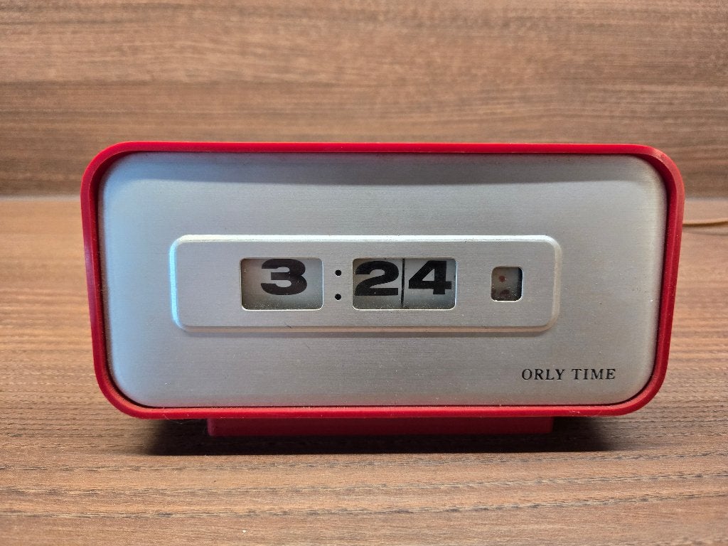 vintage rare alarm clock wekker ORLY TIME Japan 60's -70's, Ophalen of Verzenden
