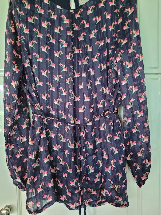 tunique en voile bleu, Taille 38/40 (M), Enlèvement ou Envoi, AMELIE & AMELIE, Comme neuf